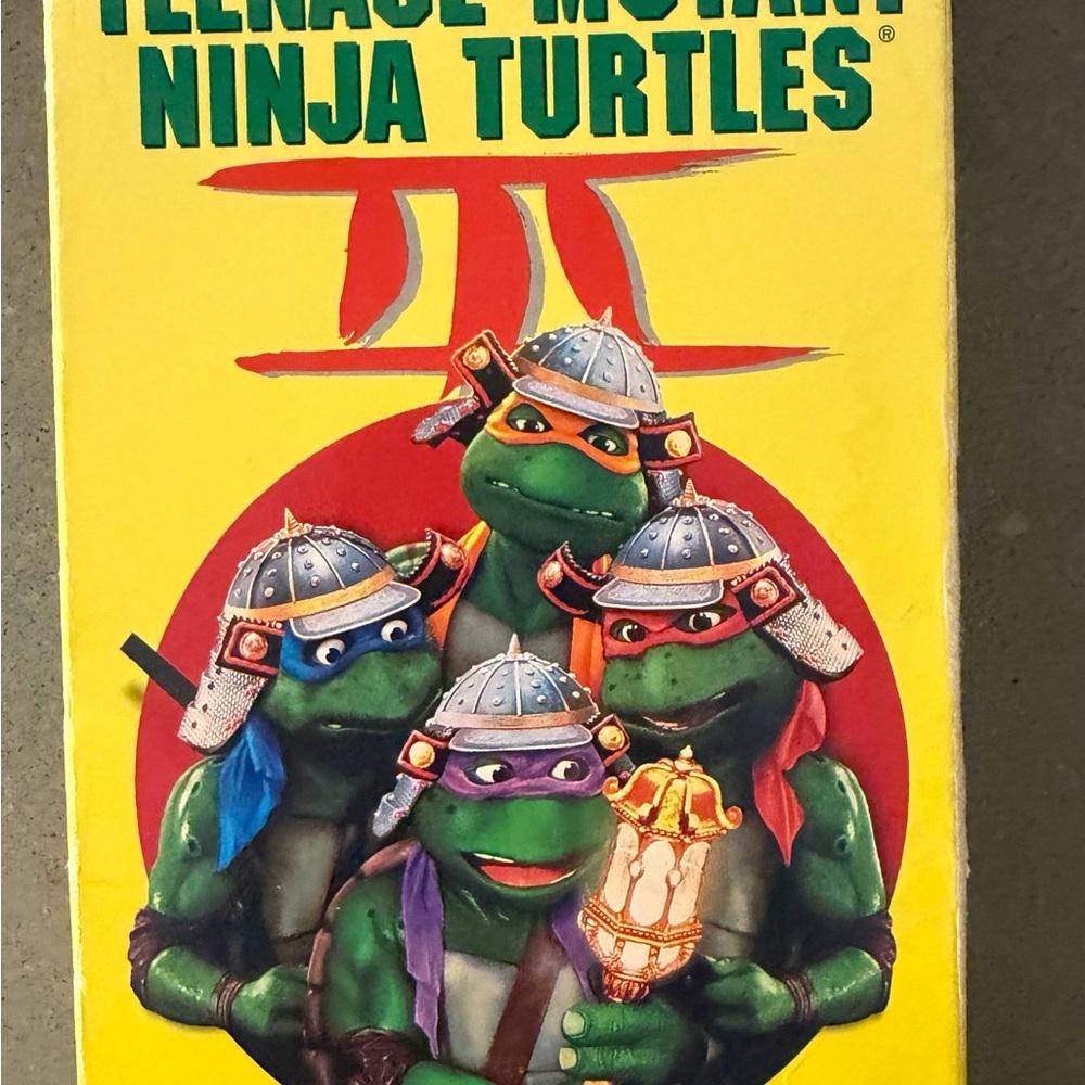 Teenage Mutant Ninja Turtles III VHS